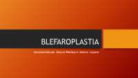 Blefaroplastia -Seminario de clinica cirurgica