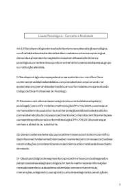 Elaboração de Laudo psicologico