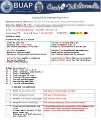 Practica de ingles del 6to semestre de preparatoria - Docsity