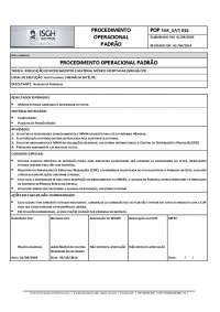 Procedimento para Requisição de Medicamentos e Materiais Médicos