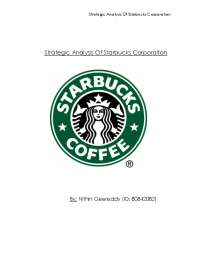 Starbucks horizontal and vertical analysis