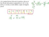 temas concisos para aprender el tema de factorial