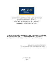 ATIVIDADE PRÁTICA CONTROLE DISCRETO