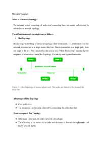 Different Types of Network Topologies - Docsity
