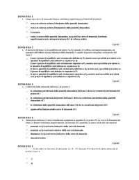 Domande esame Microeconomia UNICATT
