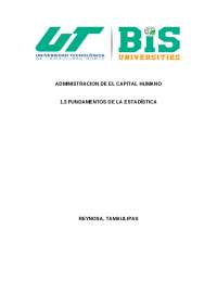Fundamentos de Estadística en Administración de Capital Humano