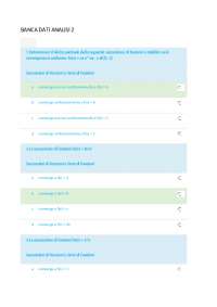 Analisi 2 Mercatorum, Test + domande inedite Aggiornato 24/25