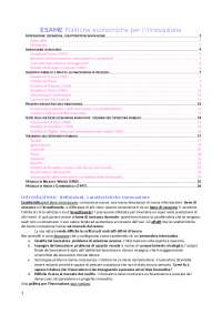 Esame Politiche Economiche per l'Innovazione