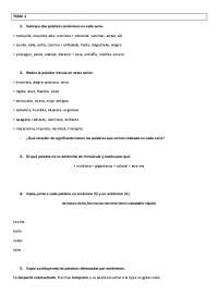 Lengua 4 primaria repaso - Docsity