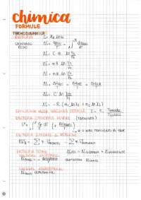 FORMULARIO CHIMICA GENERALE: Ing. Chimica e dei Materiali