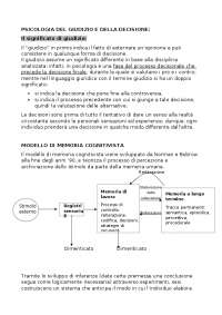 Psicologia del giudizio e della decisione unipd