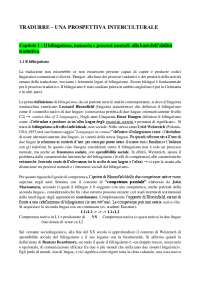 RIASSUNTO TRADURRE UNA PROSPETTIVA INTERCULTURALE (DIADORI ...