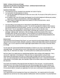 Assignments for Software Engineering - Computer science - Docsity