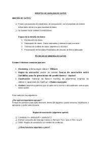 Apuntes de Análisis de Datos: Minería de Datos
