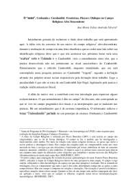 Fronteira Simbólica da Religião Afro Brasileira