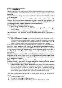 Inequality and Income Distribution: Measuring and Understanding Global Inequality Trends