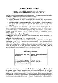riassunto corso teoria dei linguaggi