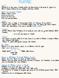 Platone- schema riassuntivo completo | Schemi e mappe concettuali ...