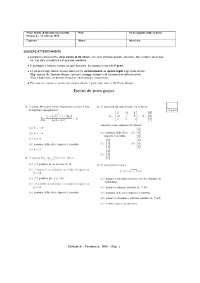 Tema d'esame MODULO A, testo e esercizi svolti con i vari passaggi ...