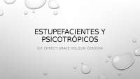 PSICOTROPICOS Y ESTUPEFACIENTES