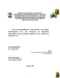 informe tactico sobre los productos farmaceuticos que acceden a la academia militar