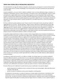 Che cos’è la mediazione linguistico-culturale ( Marchetti-Siebetcheu)