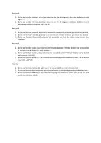 Exercices de programmation fonctionnelle : Initialisation de listes et calculs