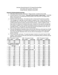 FREQUENT TOPICS OF ACS STANDARDIZED TEST