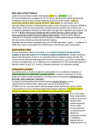 appunti di struttura di biomolecole