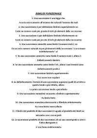 Analisi funzionale Quiz UniPegaso