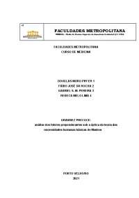 Resumo De Projeto de Pesquisa