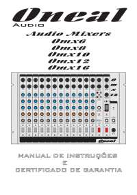 Manual mesa de sonorização