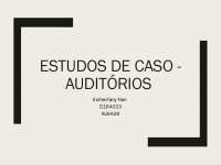 Estudo de caso de auditórios
