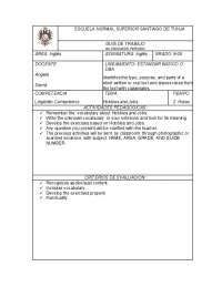 Ingles fichas y o pruevas icfes - Docsity