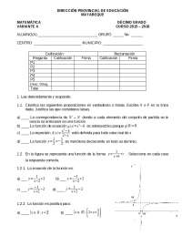 Variante A Matemática