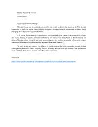 Essay about environment
