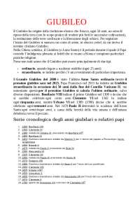 Il Giubileo: Origine, Tipi e Cronologia