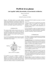 Perfiles de levas planas y su diseño