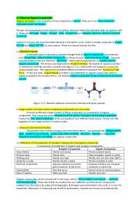 Organic Chemistry Fundamentals: Structure, Bonding, and Functional Groups