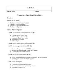 Computer organization and Assembly language - Docsity