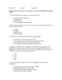 Exam 1 - Spring 1999