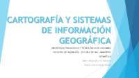 Sistemas de información geografica