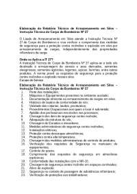 elaboração de relatorio tecnico em silos pap