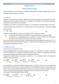 Variación marginal del volumen de una mezcla - Docsity