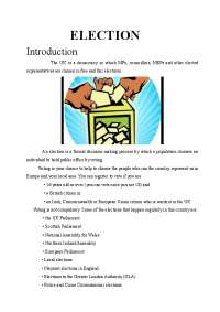 Election Project - Docsity
