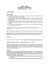 Respostas certas matemática empresarial