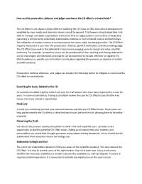 How to Counteract the CSI Effect in criminal trials