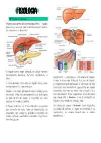 Fisiologia do Fígado, Vesícula, Pâncreas