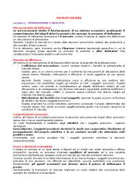 Microeconomia; Primo Parziale prof. Giulio Ecchia