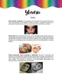 glosario Facies, inspección